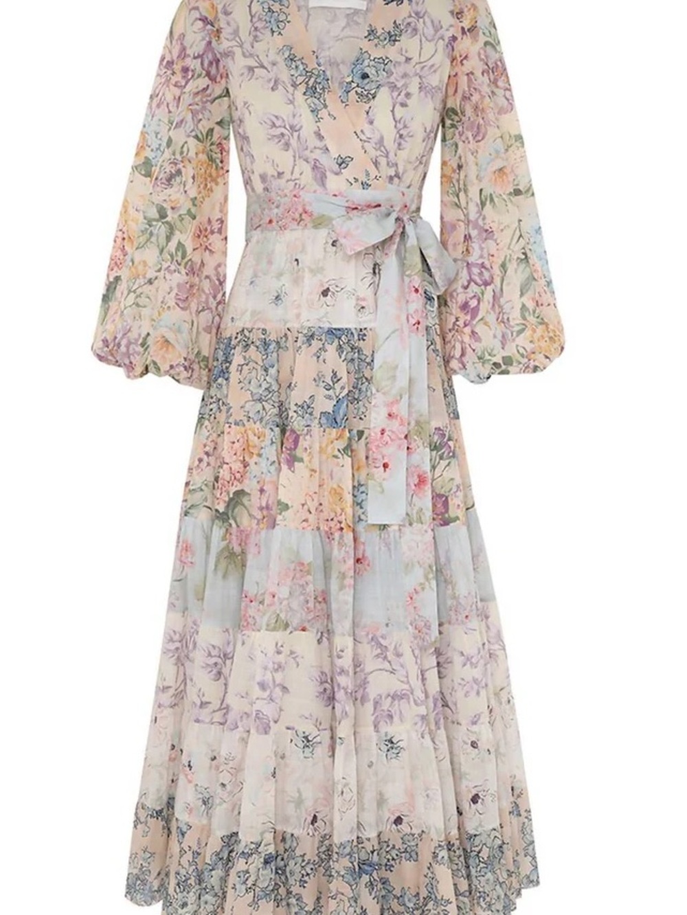 🆘Zimmermann Pastel Floral Patchwork Maxi Dress - LOOKING for this dress 🆘